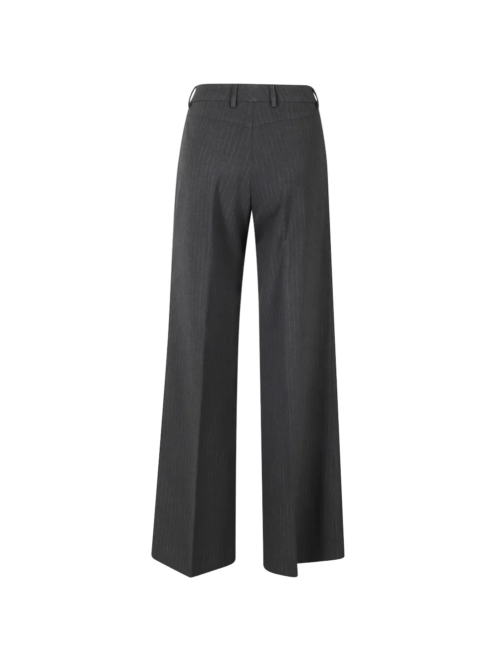 Seventy pinstripe wide-leg trousers Grijs