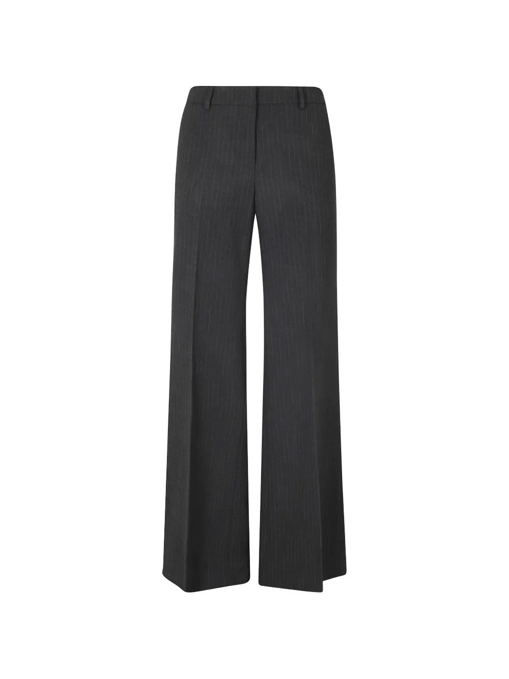 Seventy pinstripe wide-leg trousers Grijs