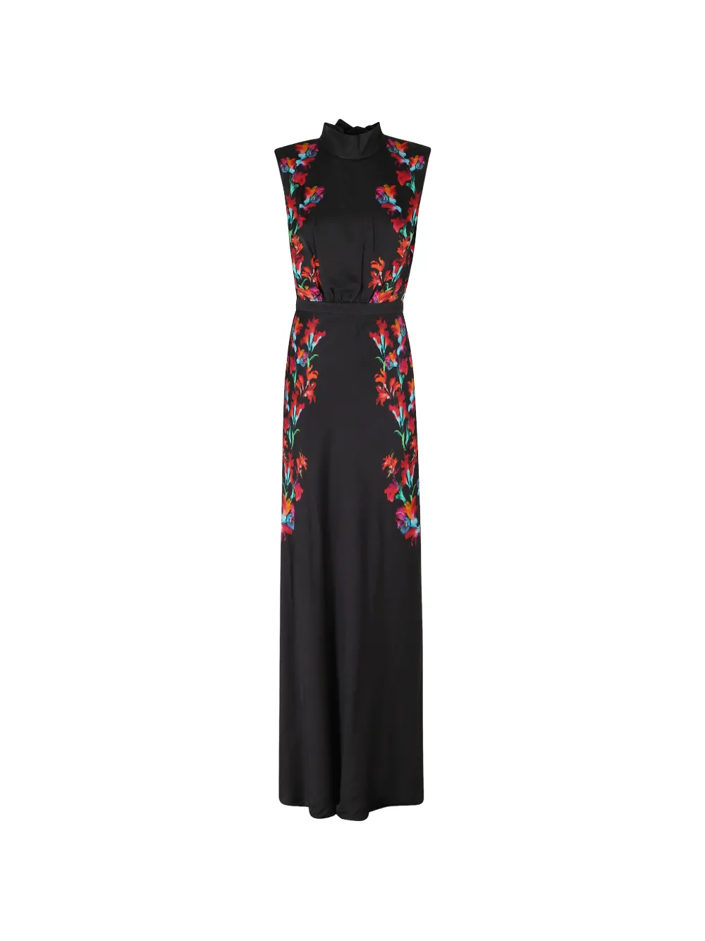 Saloni Fleur floral-print maxi dress