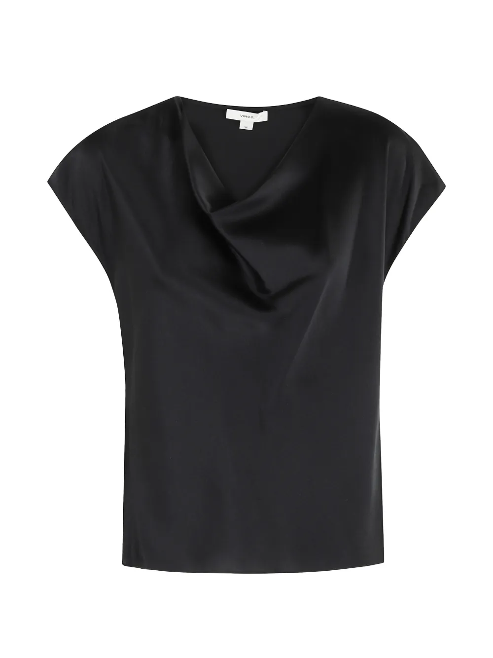 Vince cowl-neck silk blouse - Nero