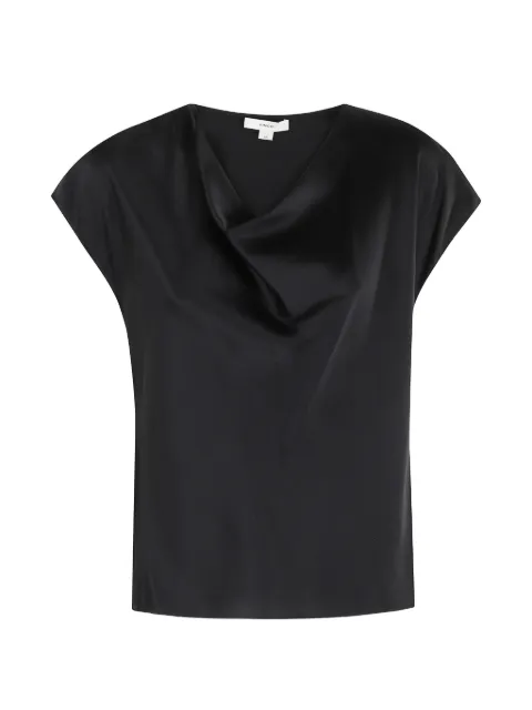 Vince cowl-neck silk blouse