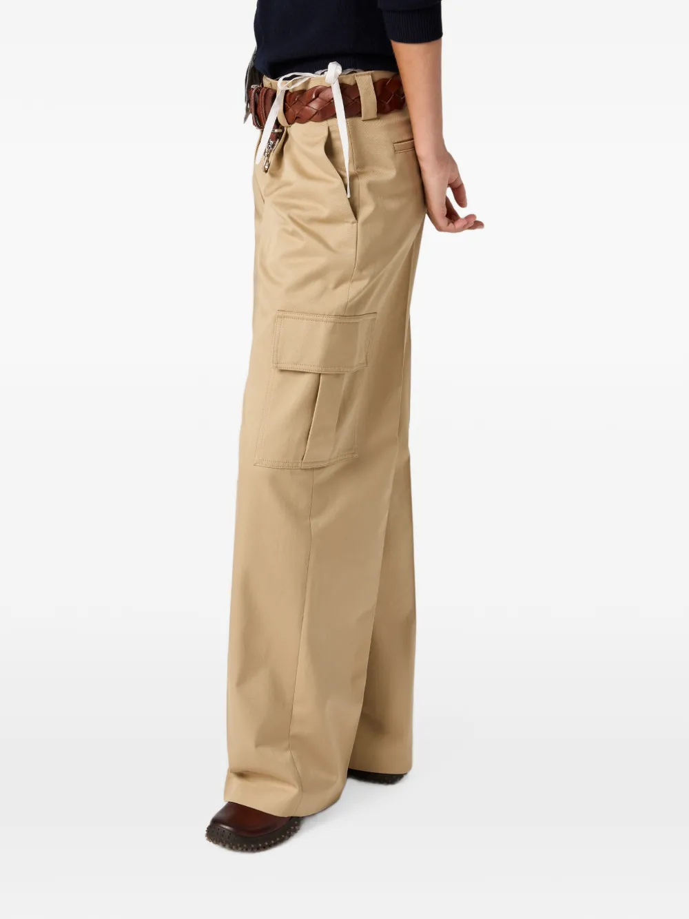 Miu Chino broek Beige