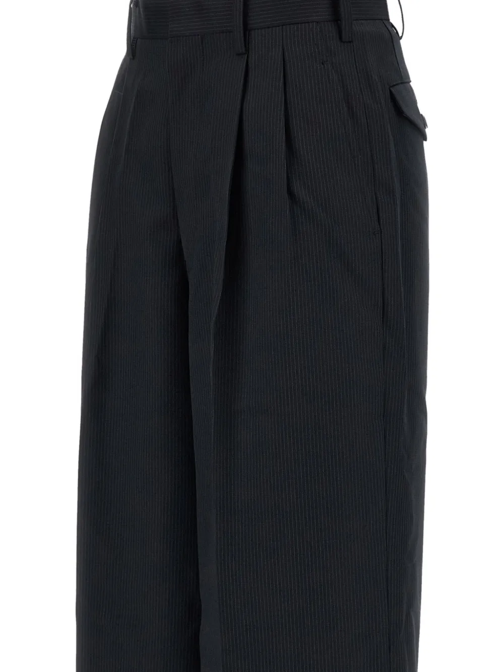 Junya Watanabe Broek met krijtstreep Zwart