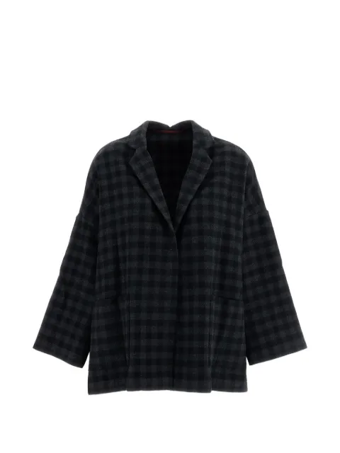 Daniela Gregis Gladiolo check wool jacket