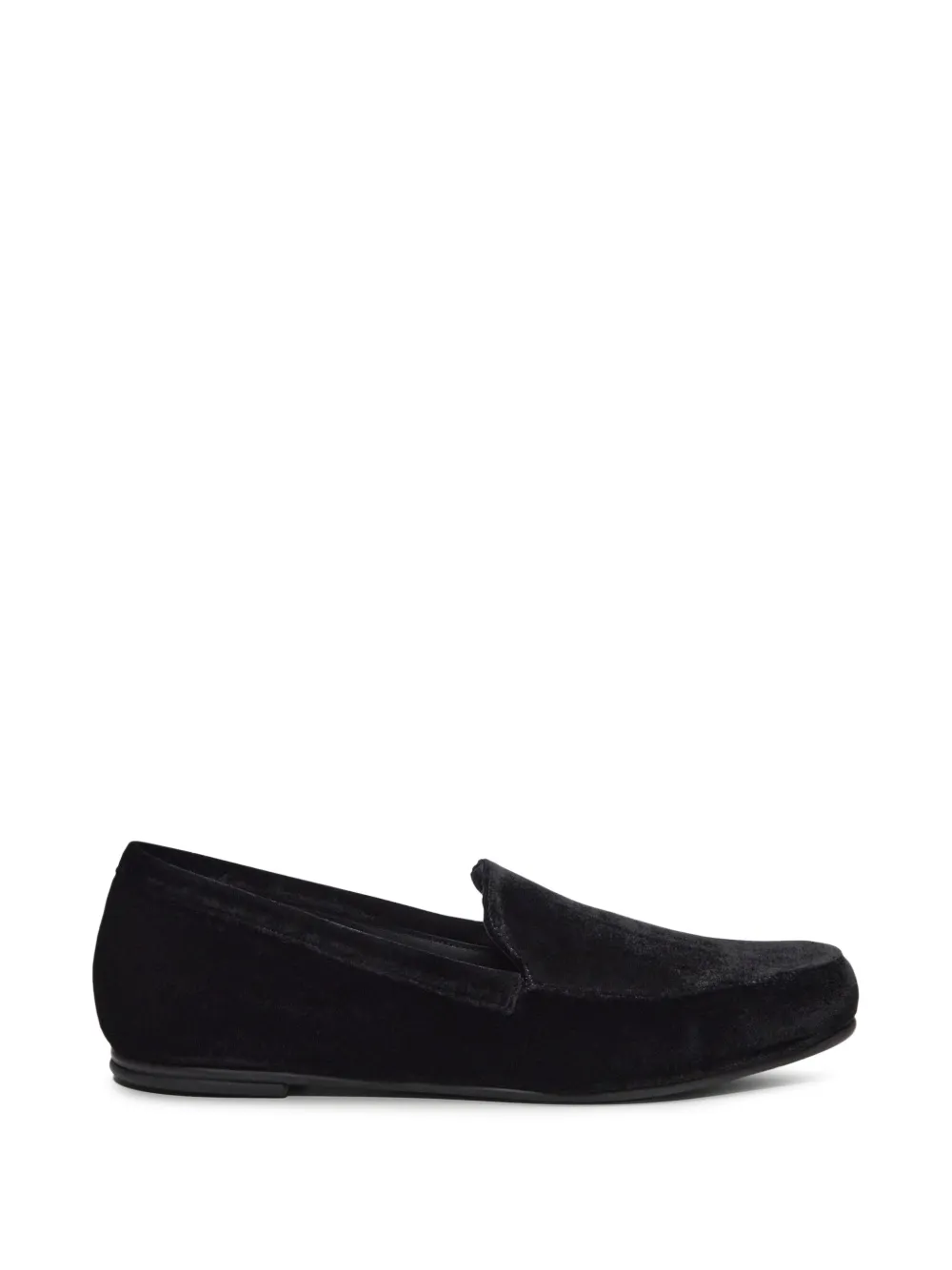 LouLou de Saison Bert velvet loafers
