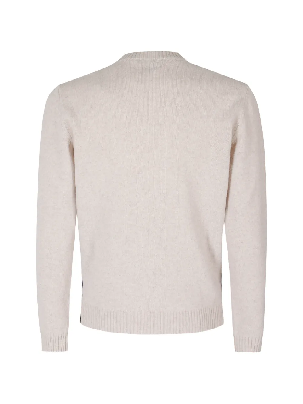 Seventy argyle-pattern crew-neck sweater Beige