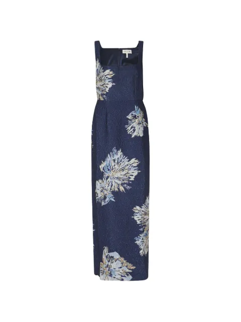 Saloni Bora floral-jacquard maxi dress