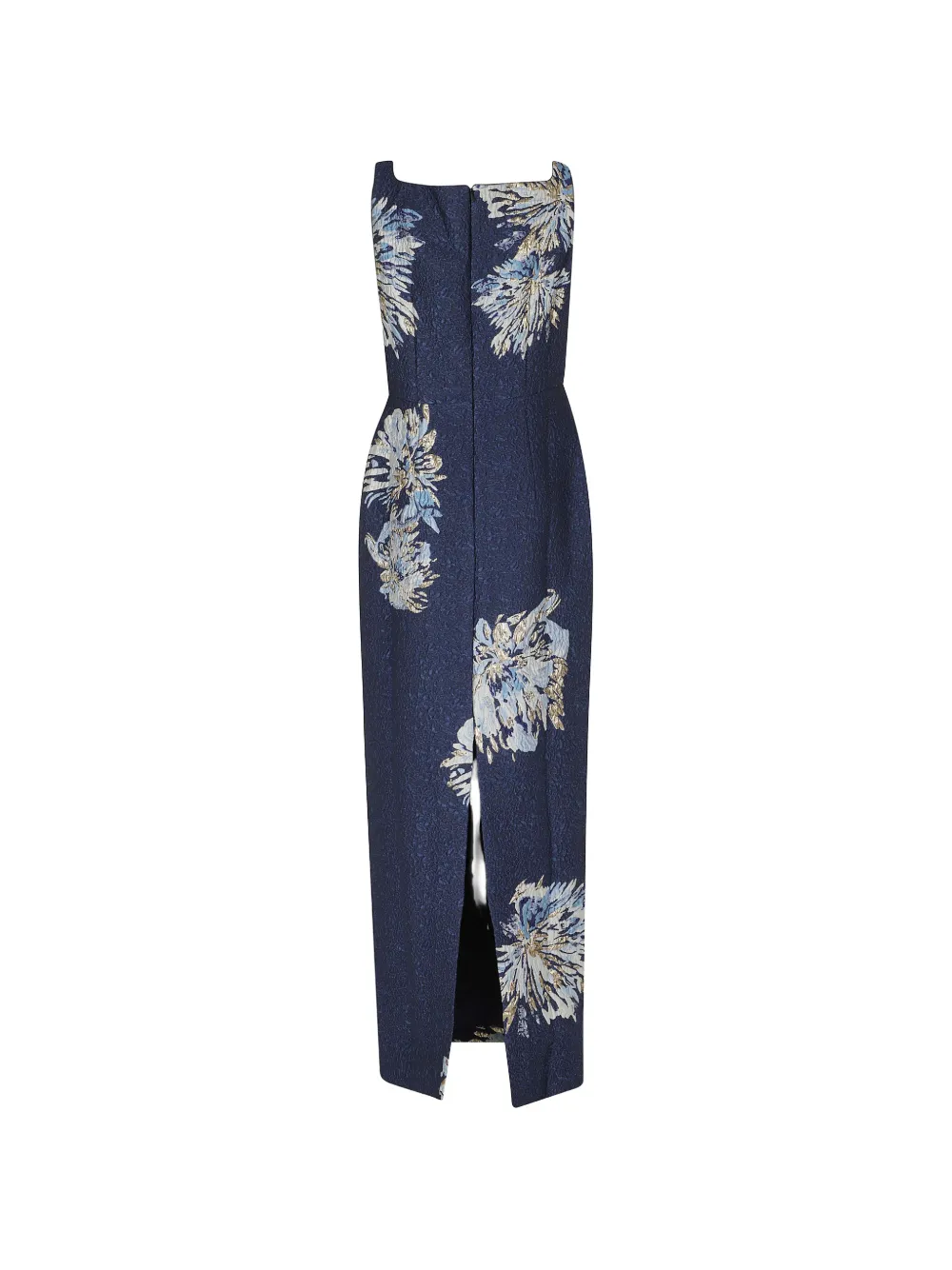 Saloni Bora Floral-jacquard Maxi Dress in Blue, view 2