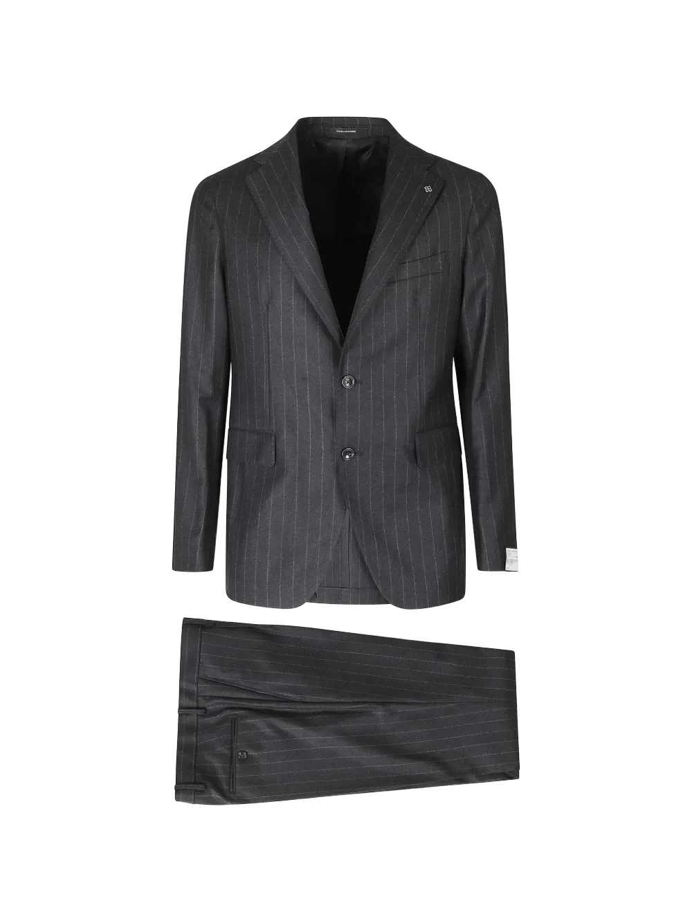 Tagliatore pinstripe-pattern wool suit - Grigio