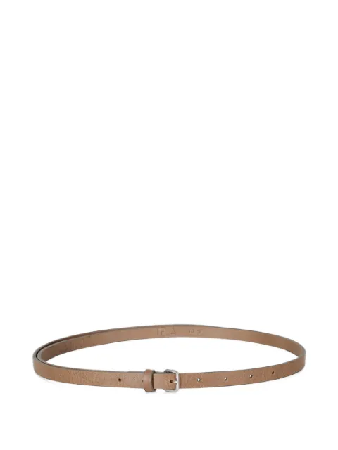 Tela buckle-fastening leather belt