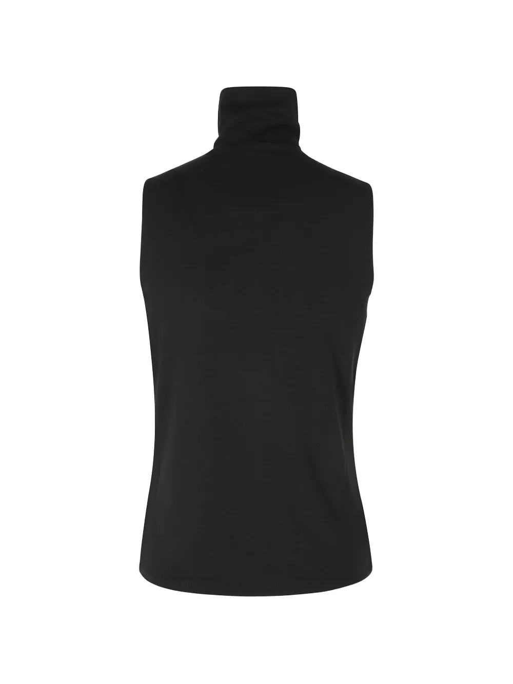 Vince sleeveless turtleneck sweater Zwart
