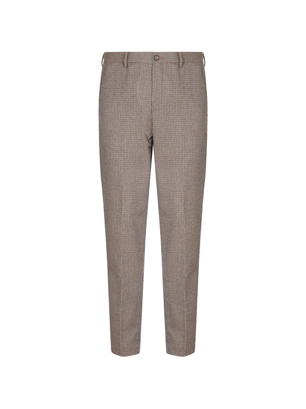 Seventy houndstooth check trousers | Brown | Image 1