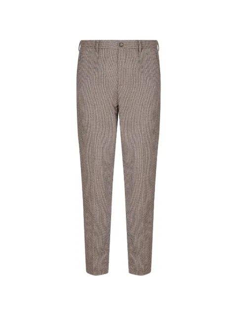Seventy houndstooth check trousers