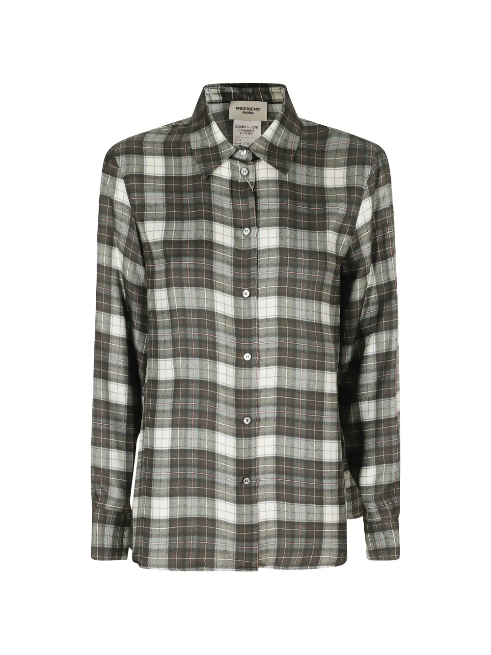 Weekend Max Mara Geruit overhemd Groen