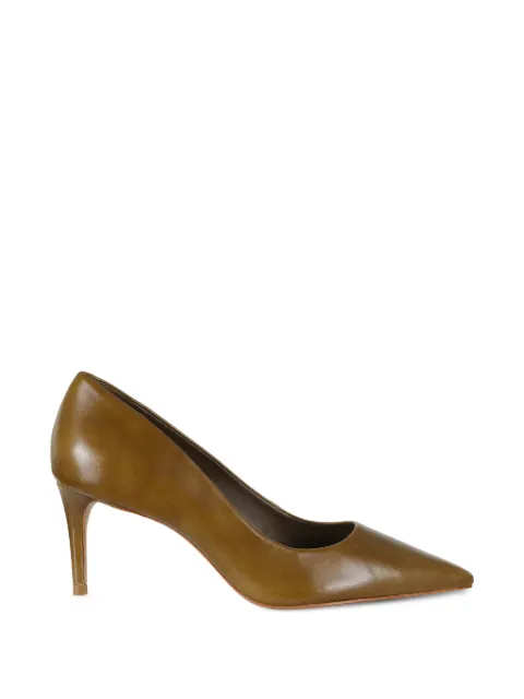 Schutz pointed-toe leather heeled pumps