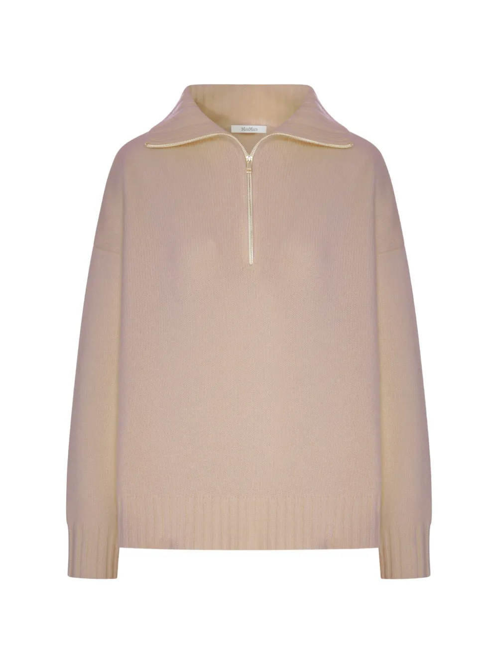 Max Mara half-zip wool sweater - Neutrals