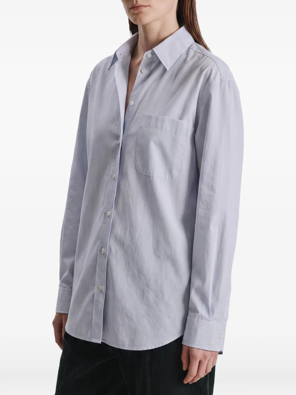 The Row Gavina blouse Blauw