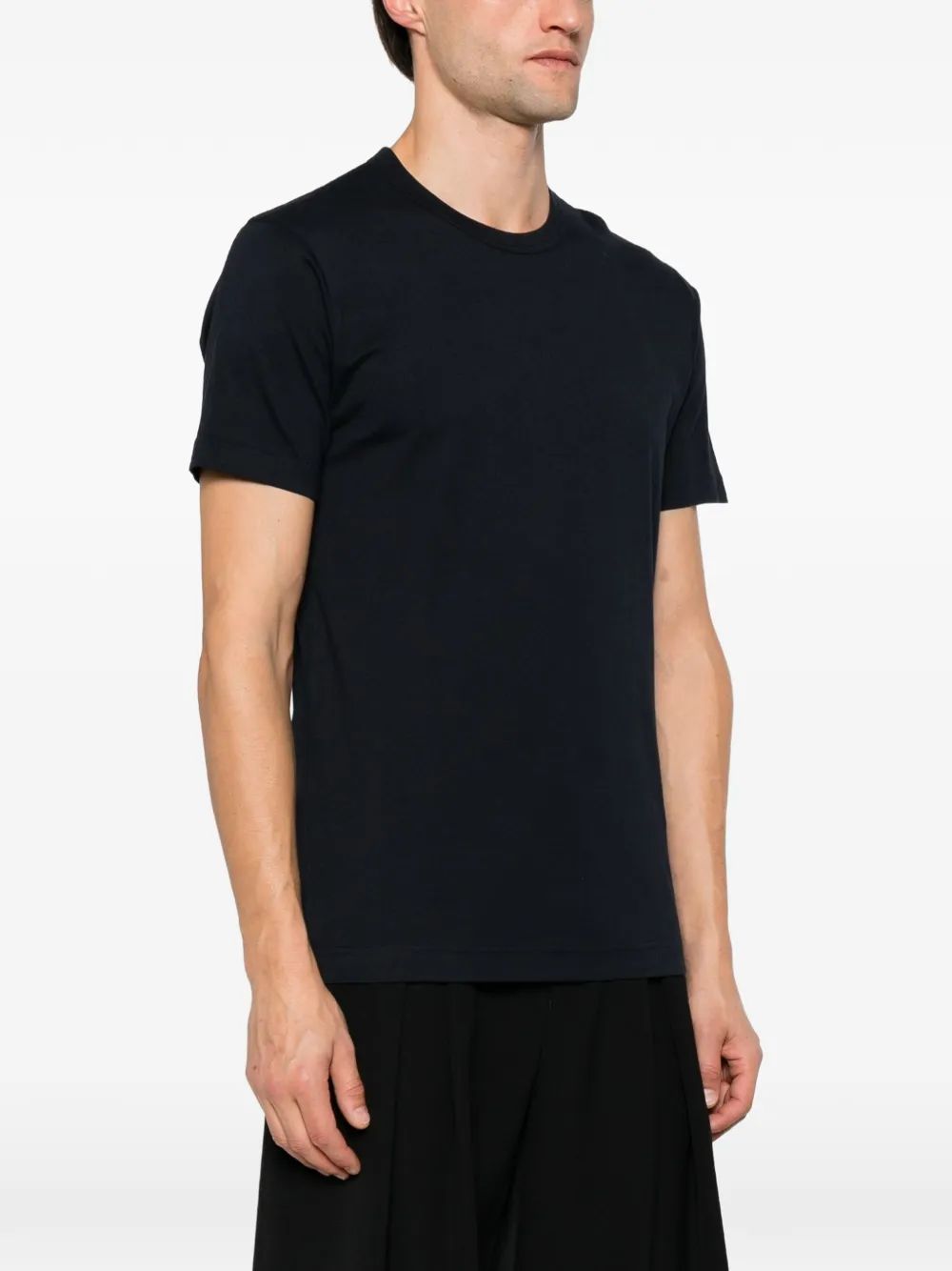 Comme Des Garçons Shirt T-shirt met logoprint Blauw