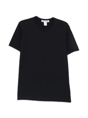 Comme Des Garçons Shirt アシンメトリージップ Tシャツ | ブラック