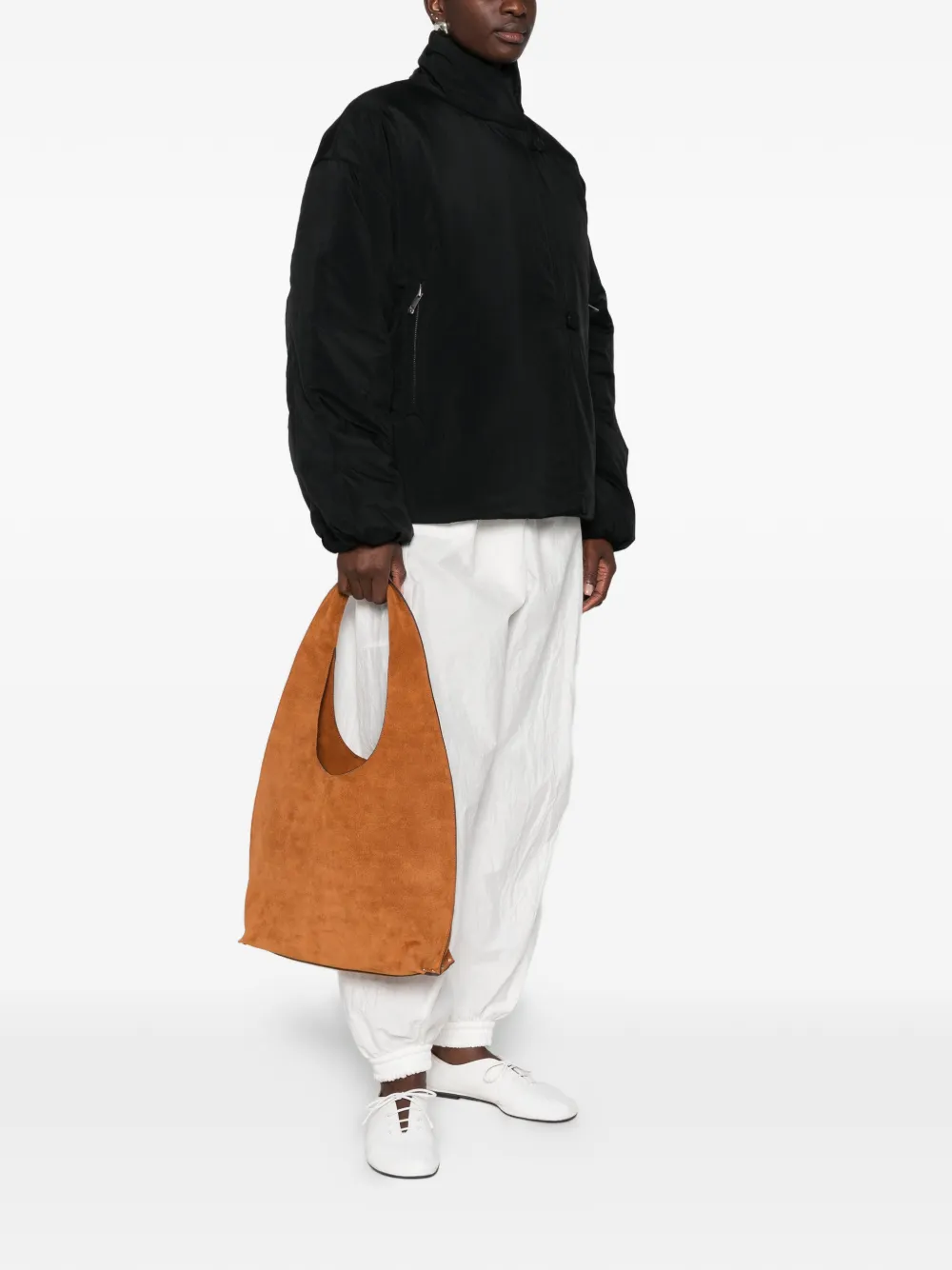 A.P.C. Suède schoudertas Bruin