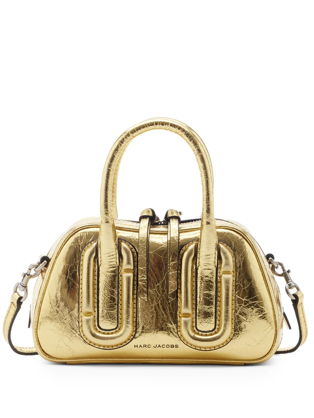 Marc Jacobs Borsa mini in pelle con manico - Oro