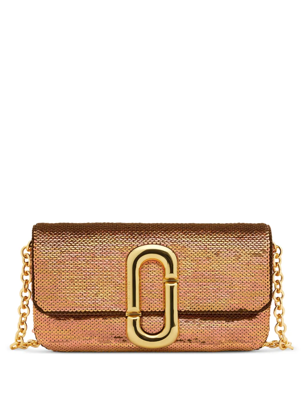Marc Jacobs Portafoglio J Marc con paillettes - Arancione