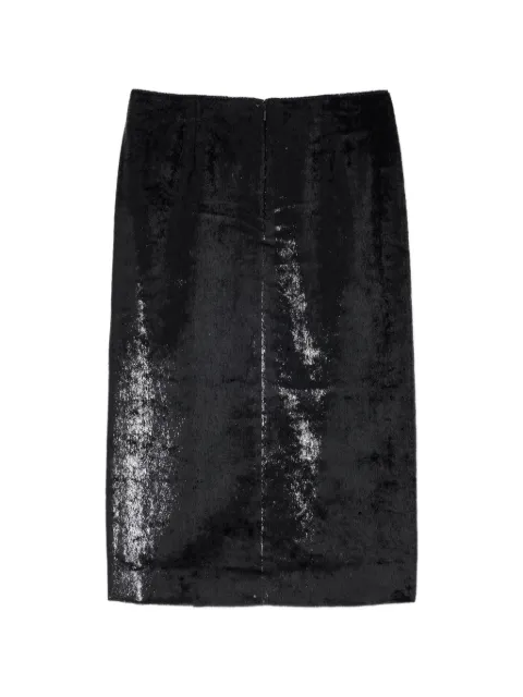 Marc Jacobs tinsel-effect midi skirt