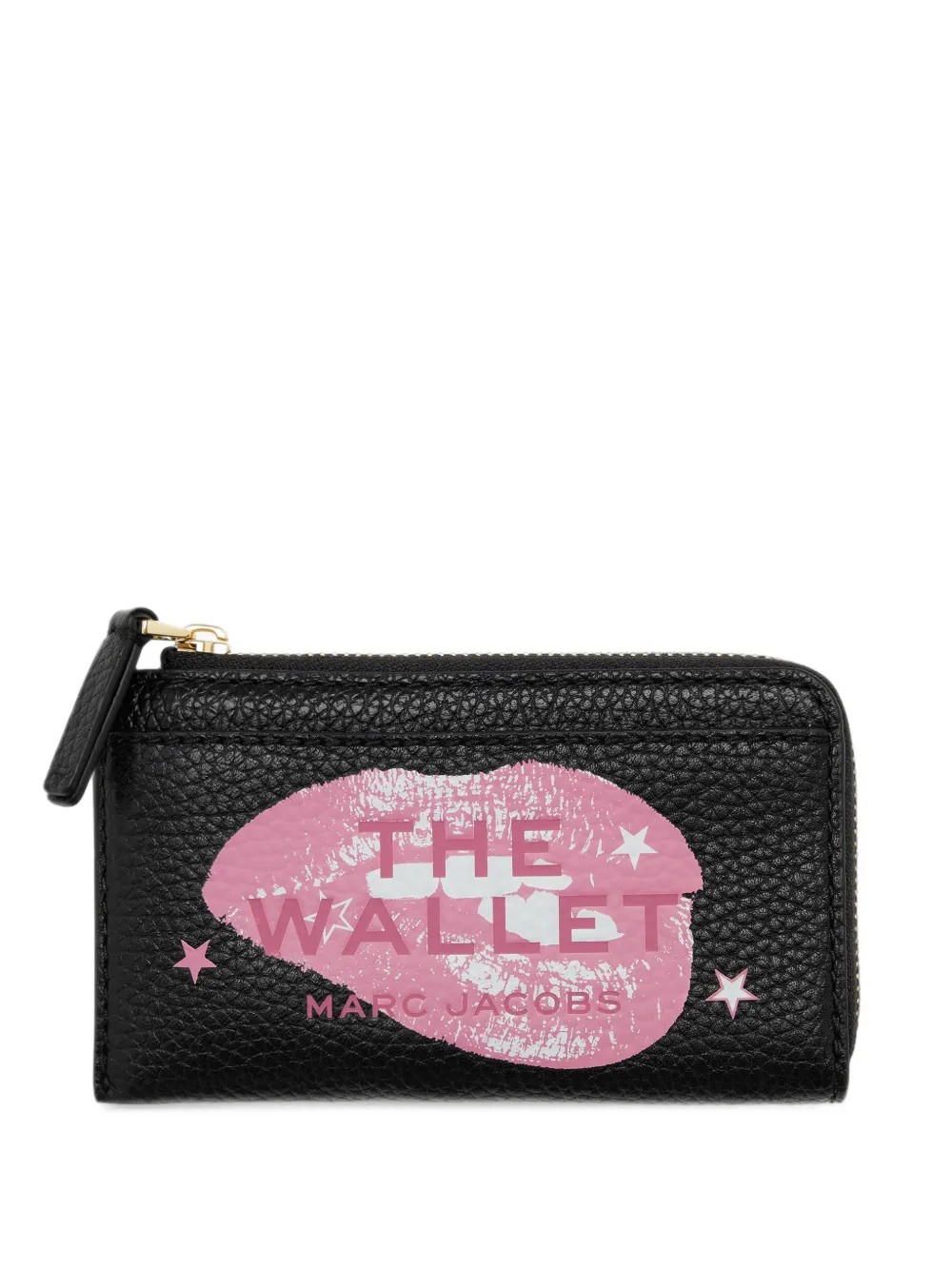 Marc Jacobs Portafoglio in pelle zigrinata - Nero