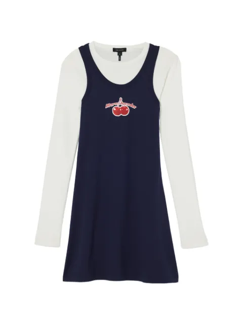 Marc Jacobs layered cherry-print mini dress