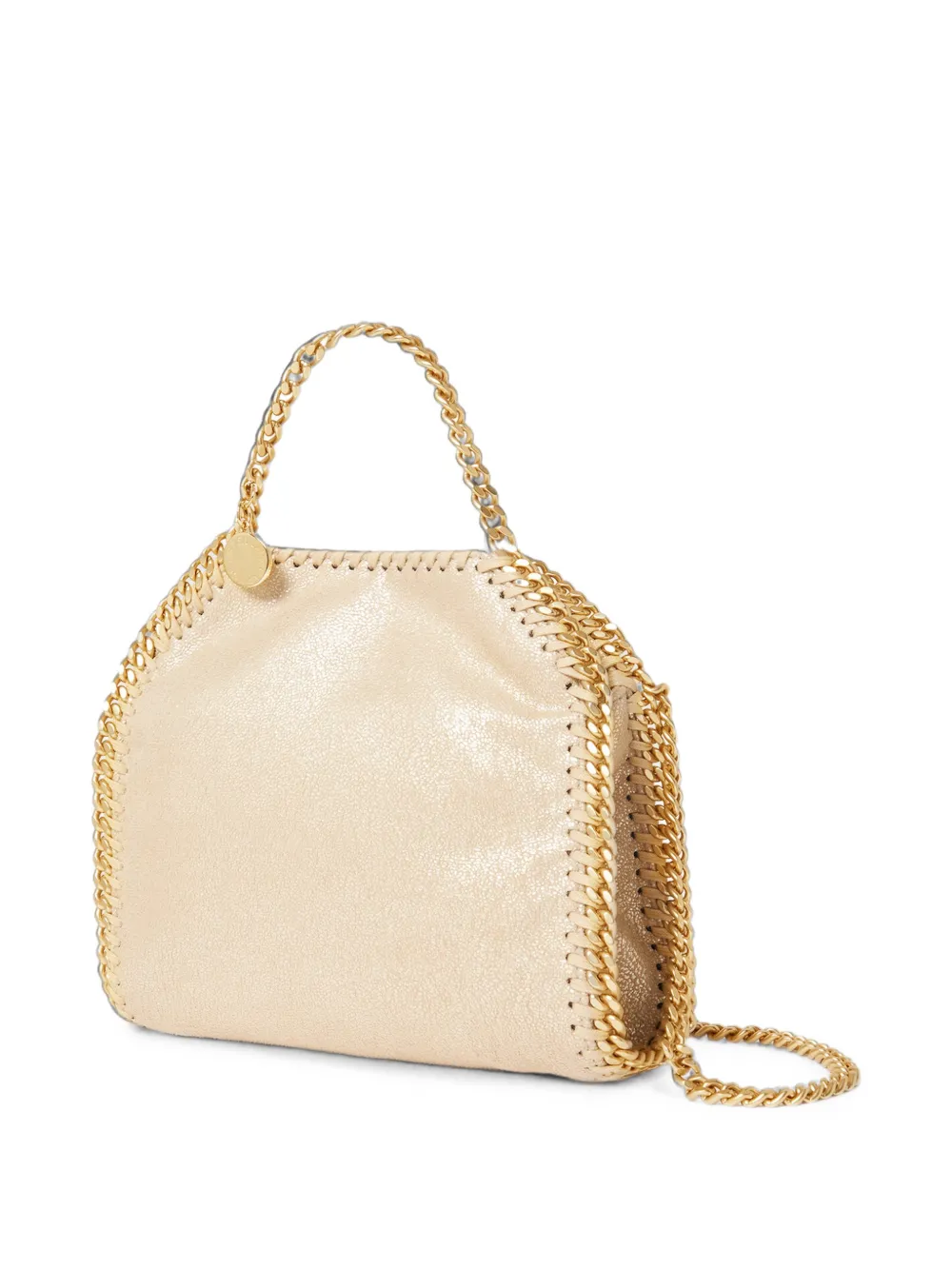 Stella McCartney Falabella shopper met ketting Beige