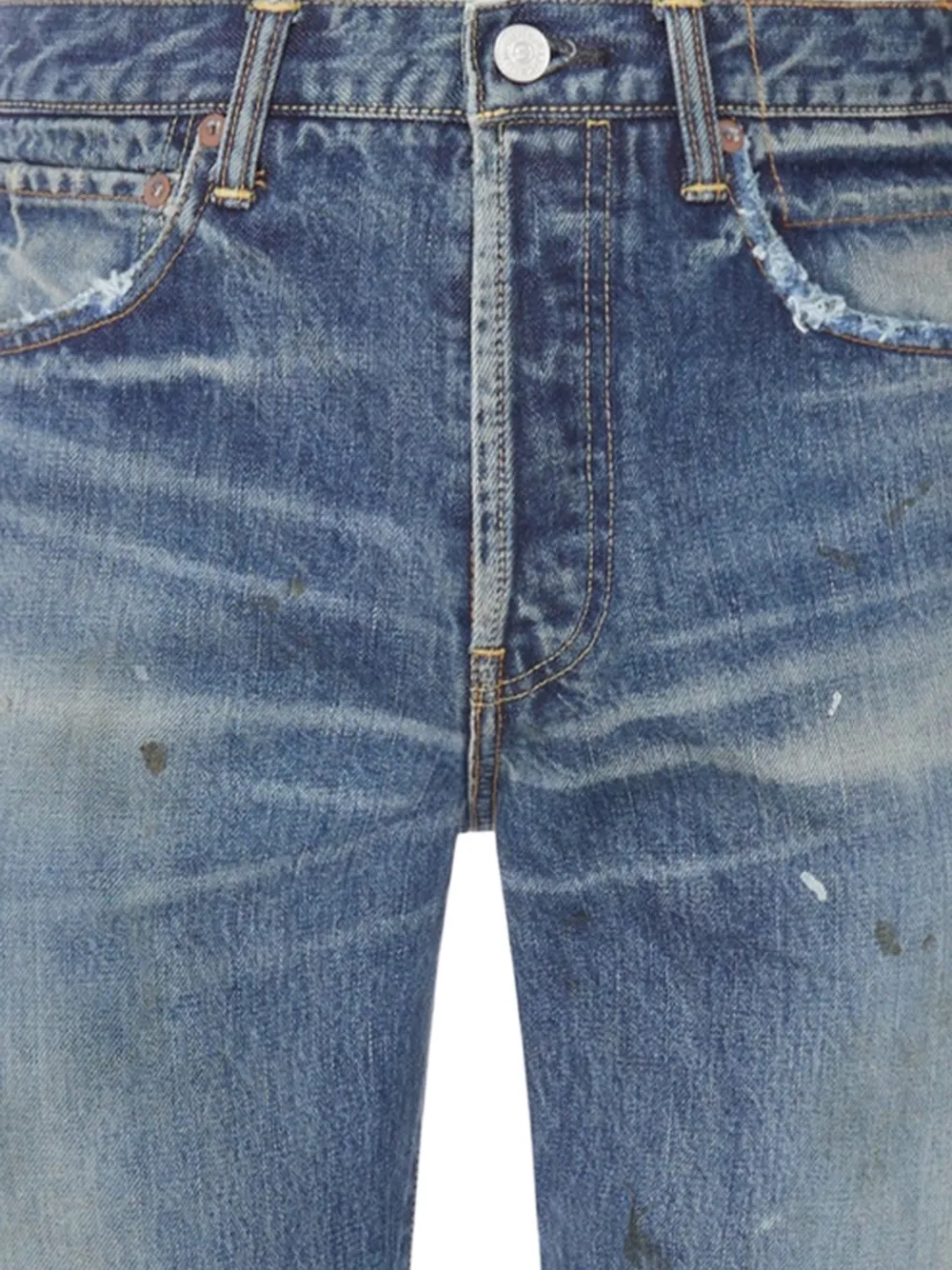 visvim Straight jeans Blauw
