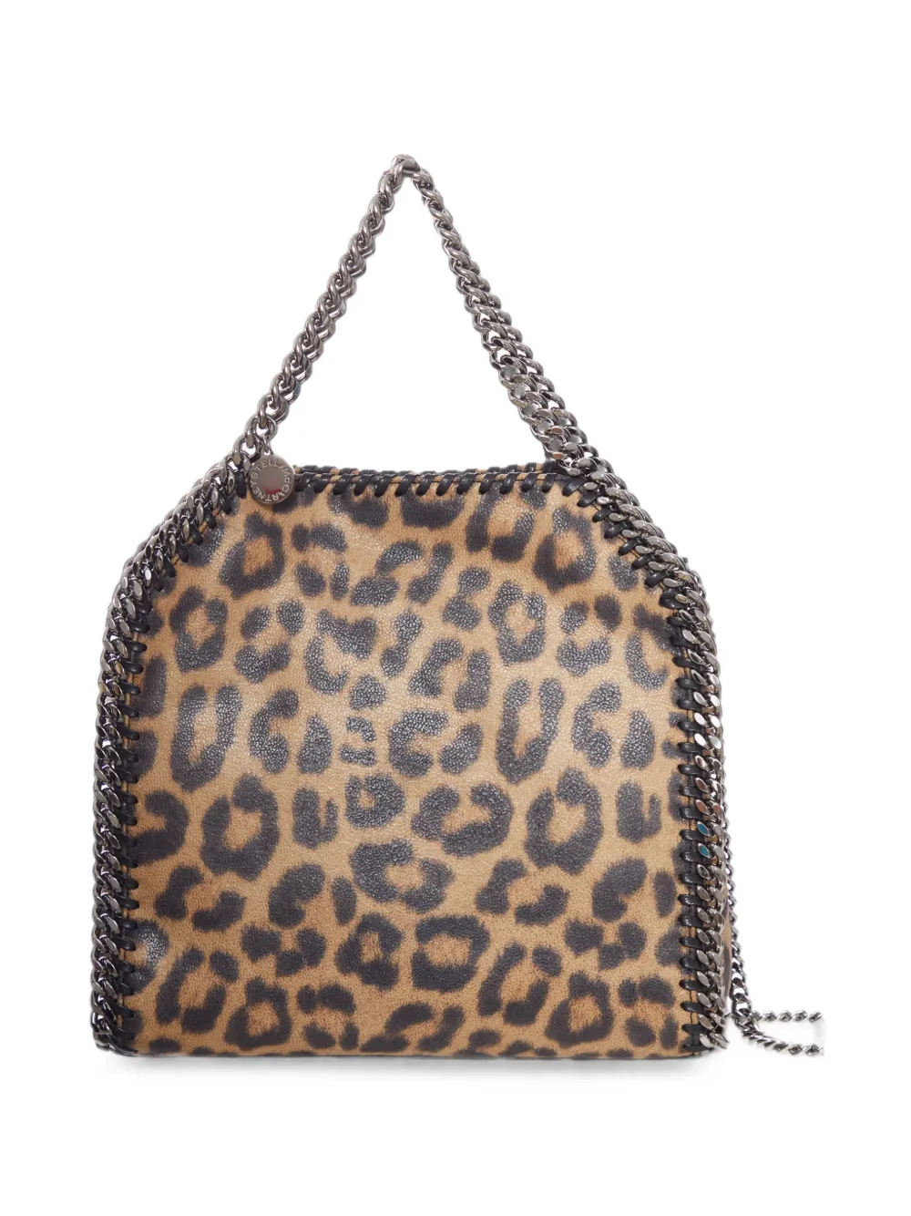 Stella McCartney Falabella shopper met luipaardprint Beige