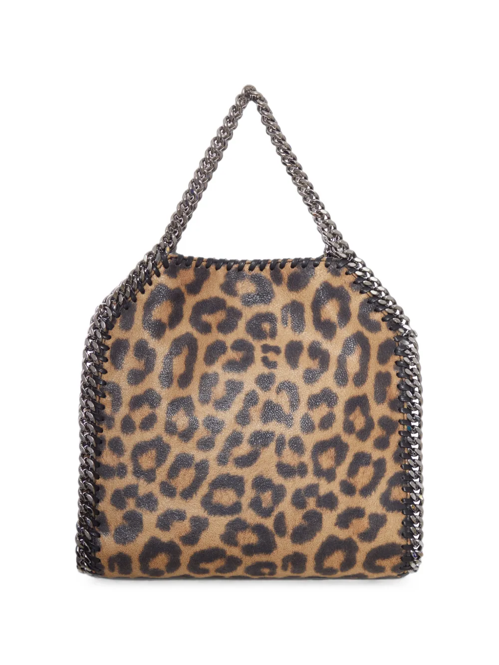 Stella McCartney Falabella shopper met luipaardprint Beige