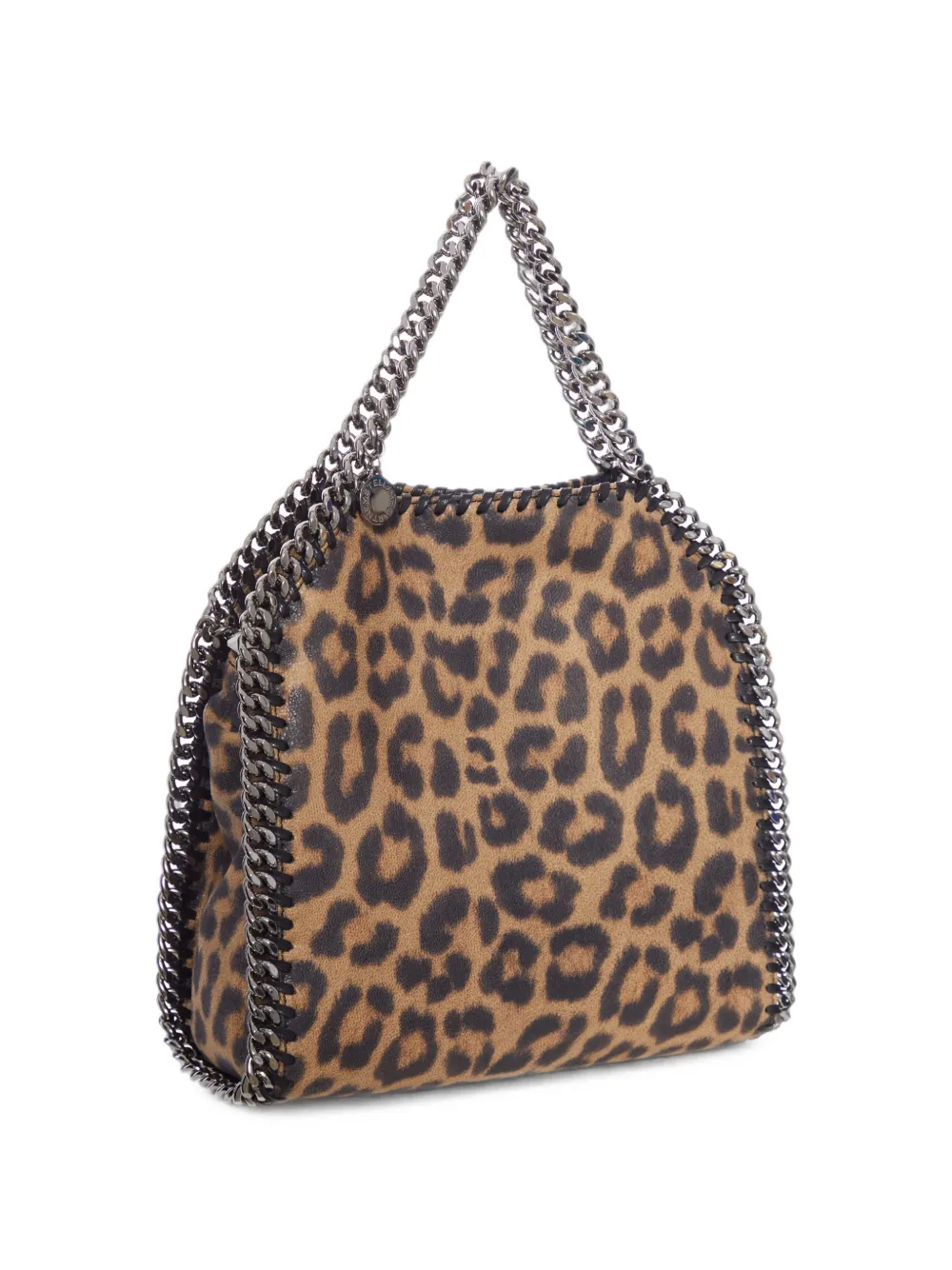 Stella McCartney Falabella shopper met luipaardprint Beige