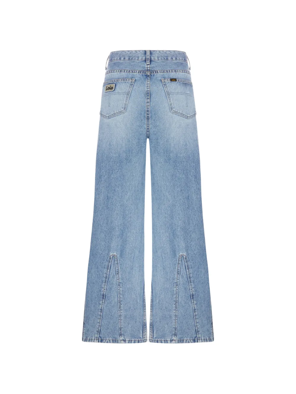 LOIS JEANS met vervaagd effect en split Blauw