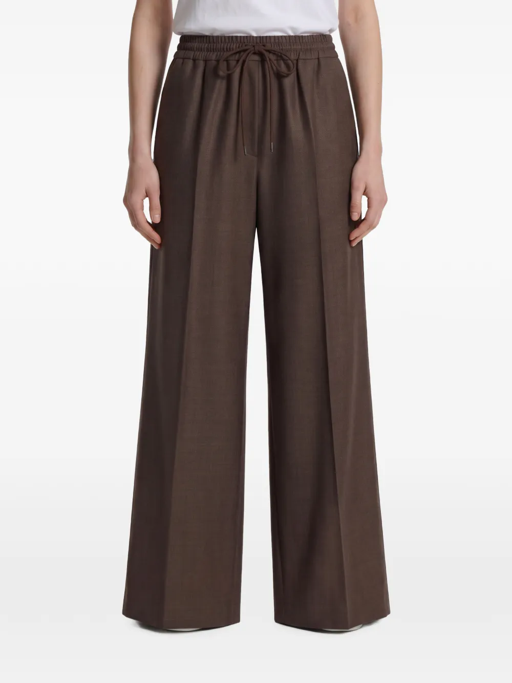 Max Mara drawstring palazzo pants