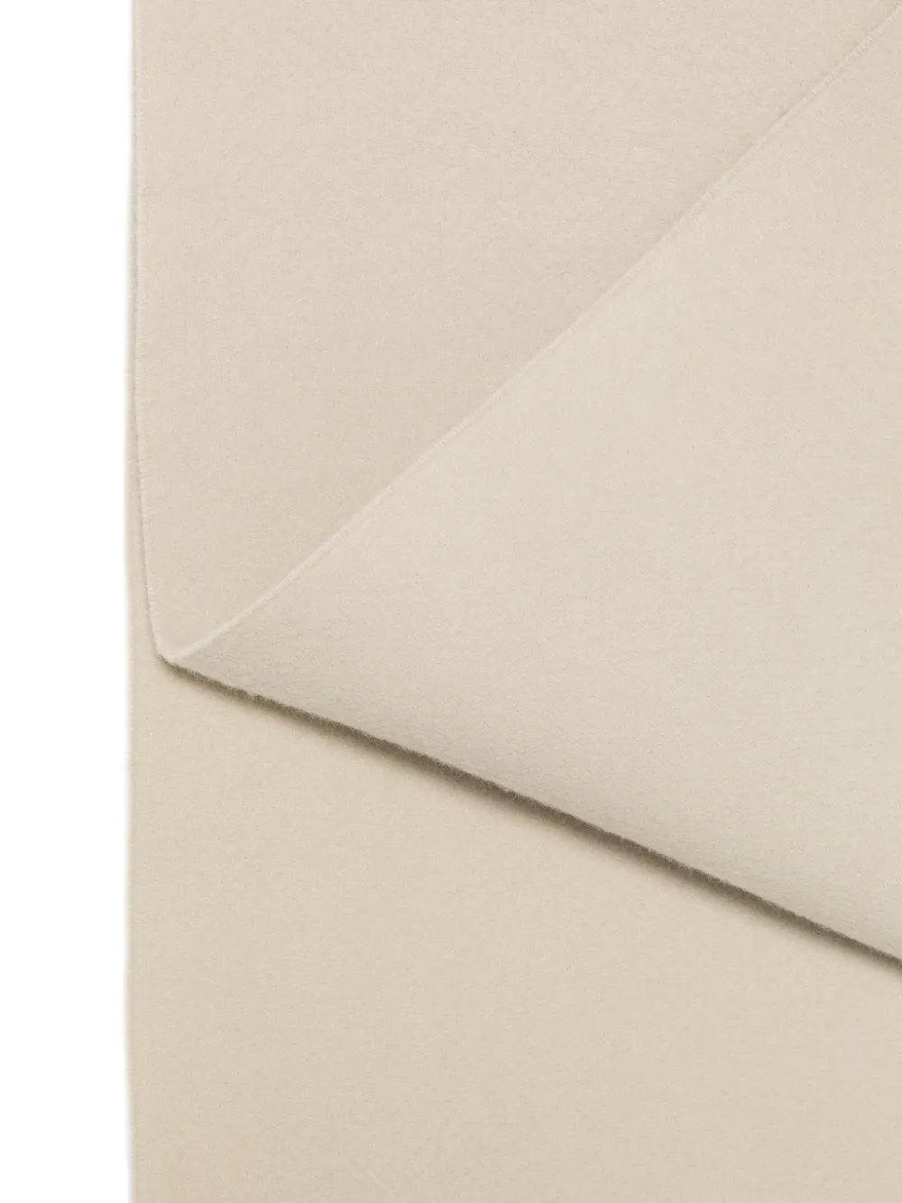 Maison Kitsuné double Fox Head patch scarf Beige