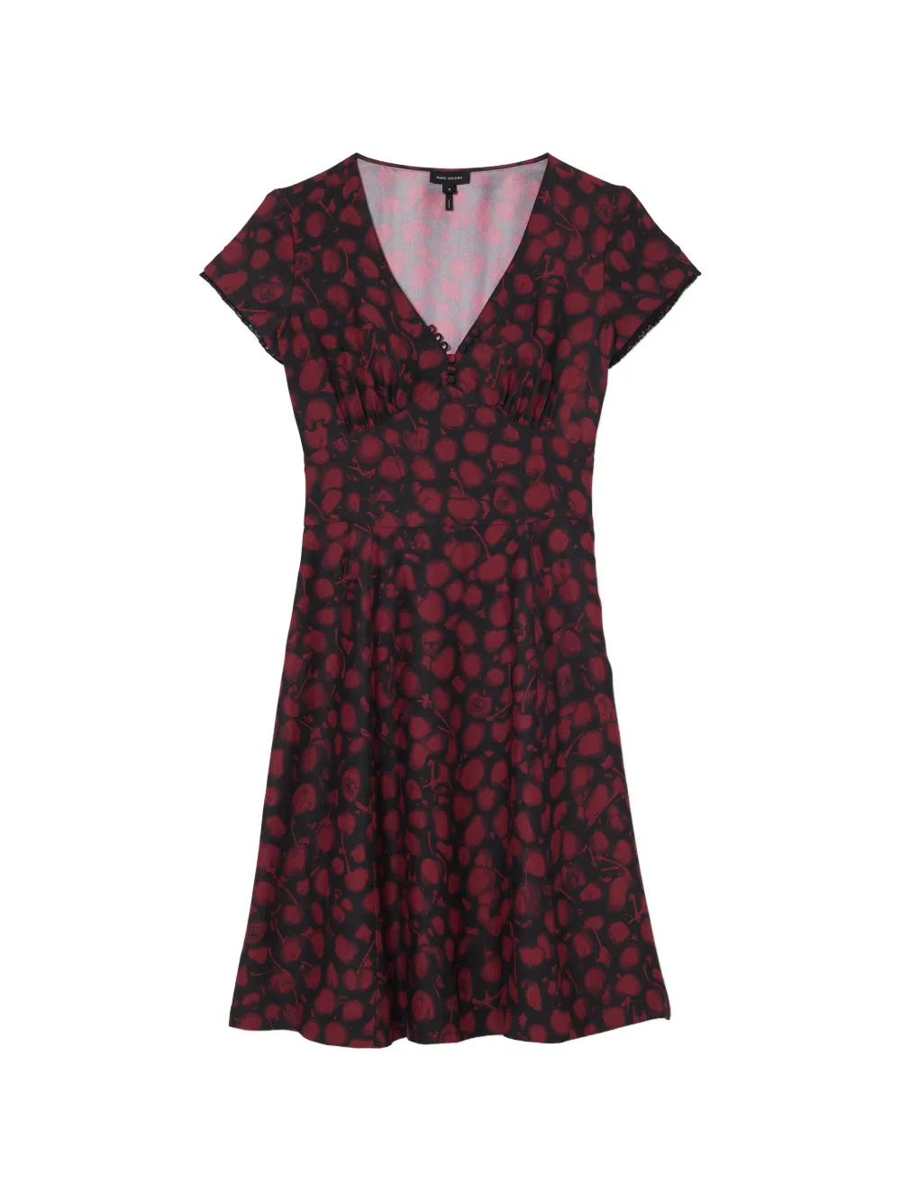 Marc Jacobs short-sleeve midi dress - Nero