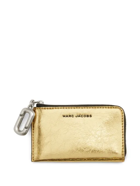 Marc Jacobs metallic-effect leather wallet