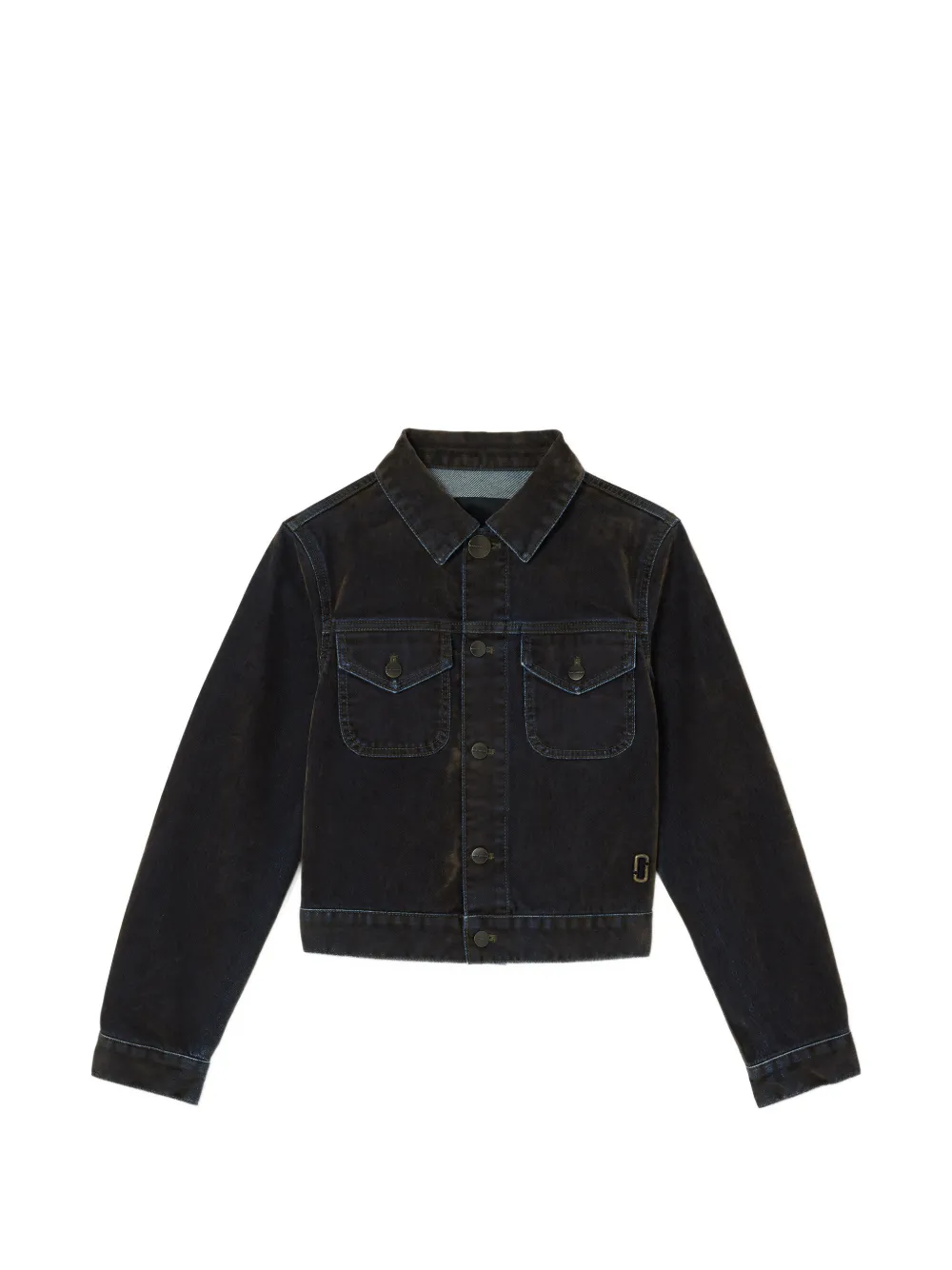 Marc Jacobs velvet denim shrunken jacket Bruin