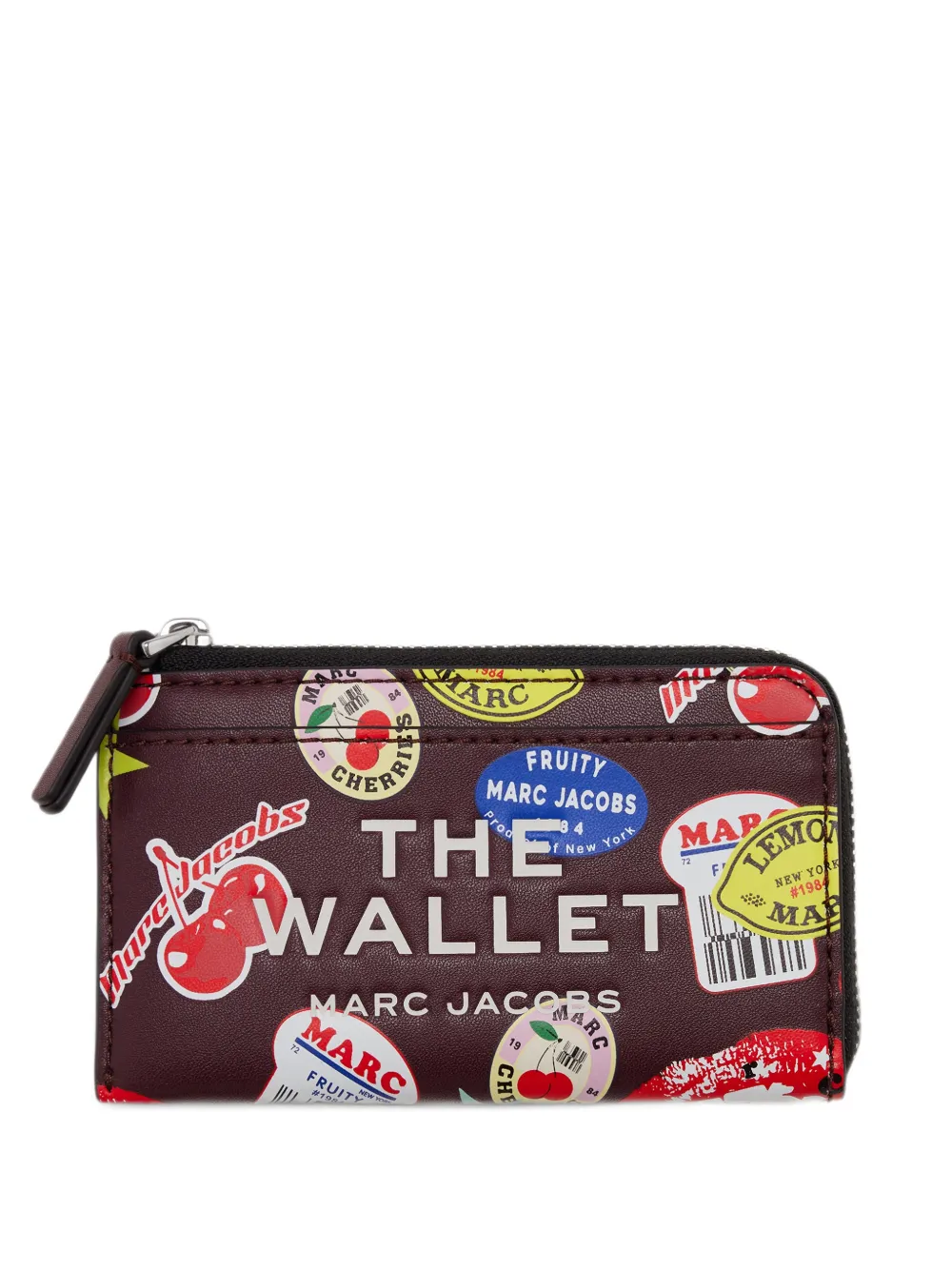 Marc Jacobs Portafoglio con stampa - Marrone