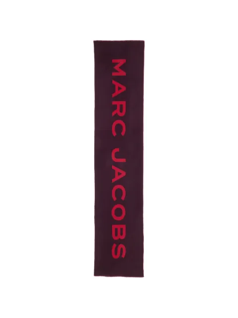 Marc Jacobs jacquard-logo scarf