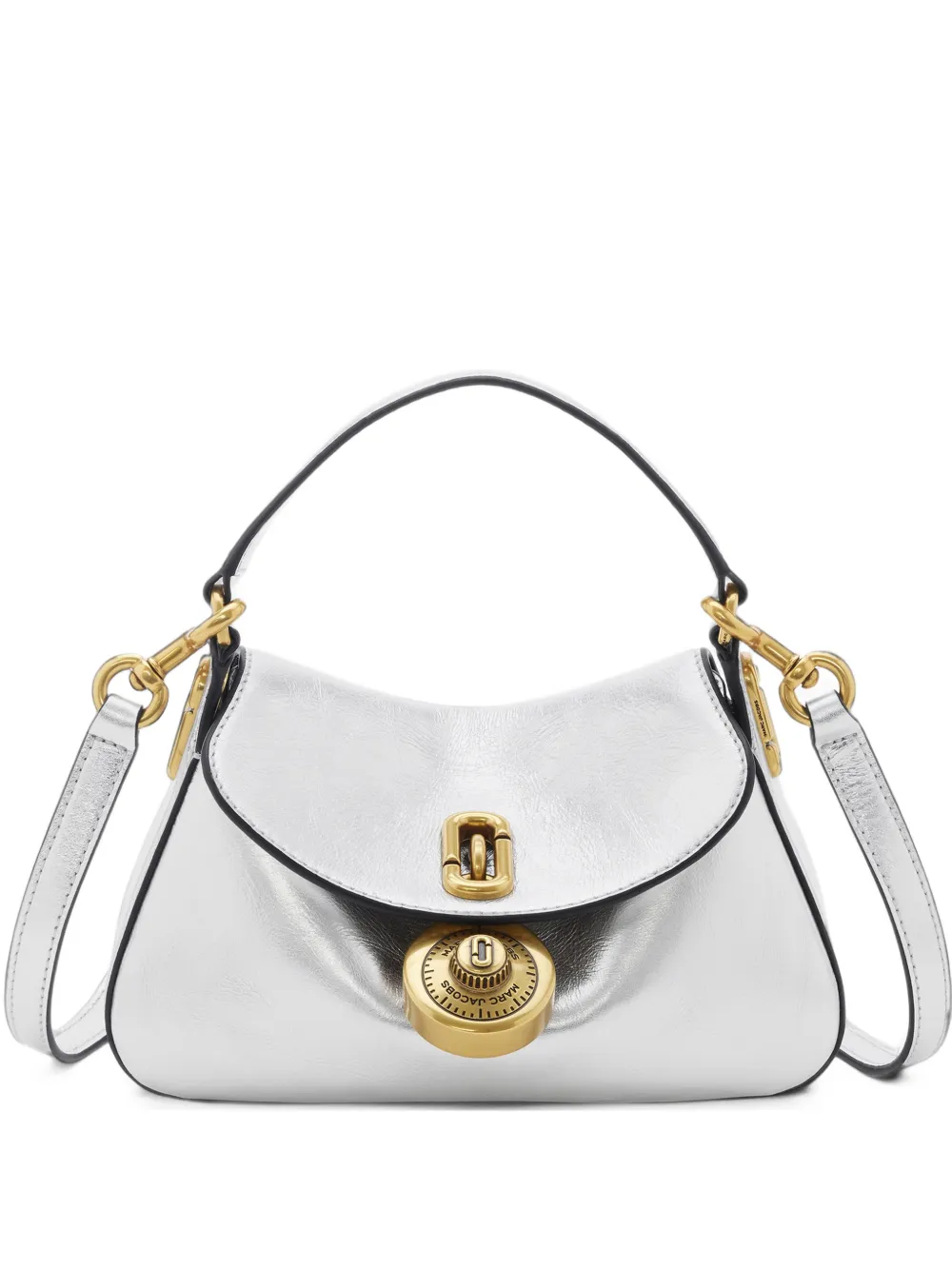 Marc Jacobs Borsa a tracolla Padlock - Argento