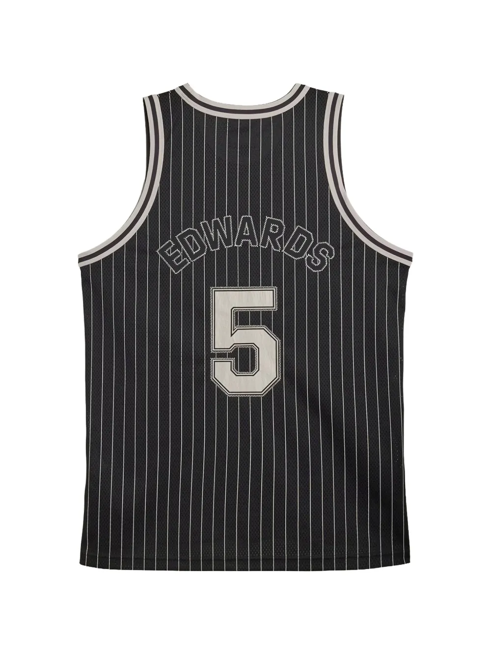 Y-3 Anthony Edwards pinstripe basketball jersey Zwart