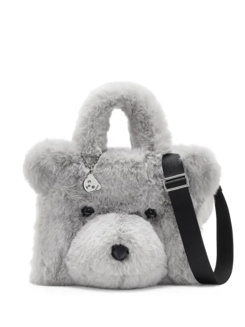 Marc Jacobs The Tote faux-fur teddy-motif tote bag
