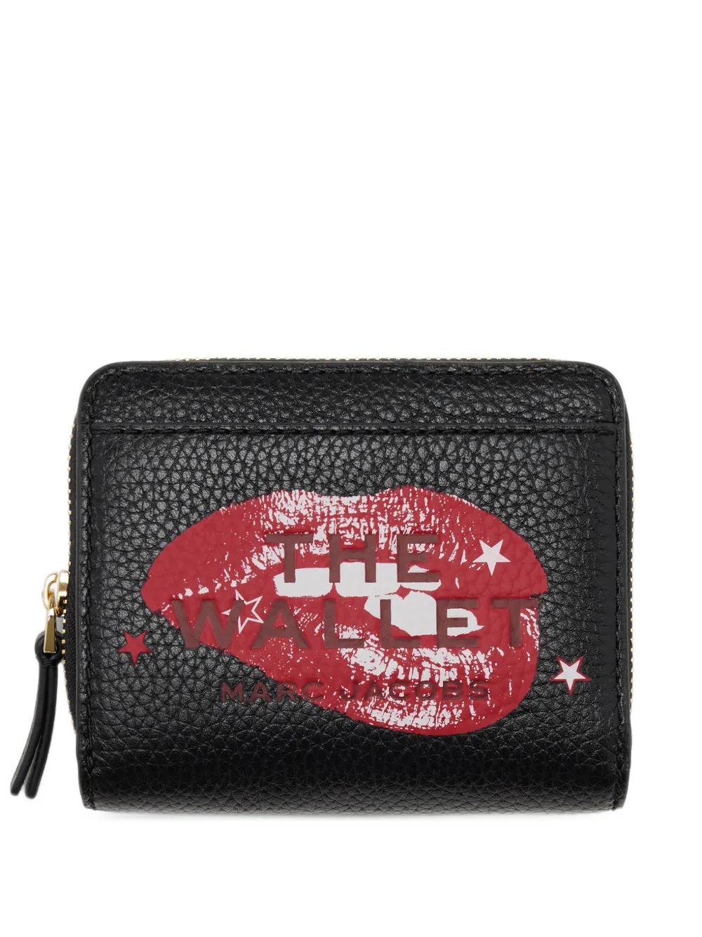 Marc Jacobs Portafoglio The Mini Compact con stampa - Nero