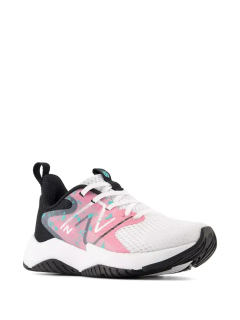 New Balance Kids Rave Run v2 paint-splatter trainers
