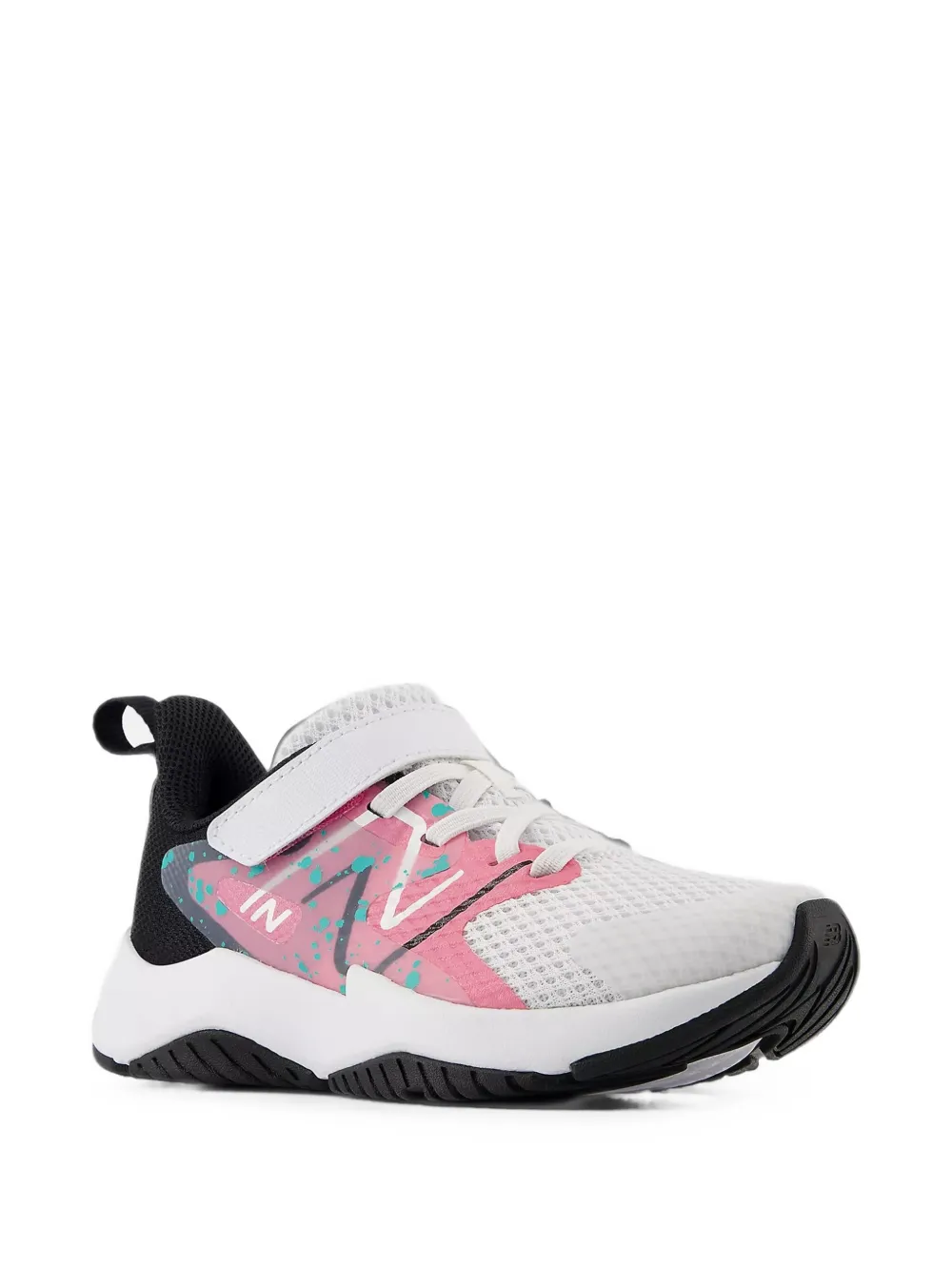 New Balance Rave Run V2 paint-splatter sneakers - Bianco