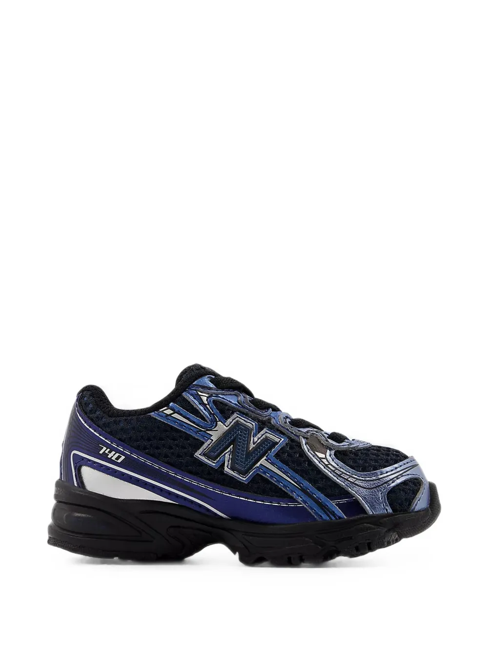 New Balance Kids 740 bungee-lace sneakers - Blu