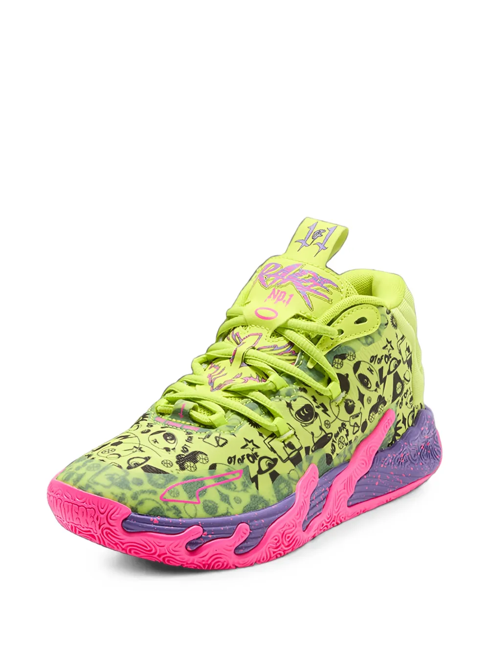 Puma Kids x LaMelo Ball MB.03 GS low-top basketball sneakers - Giallo